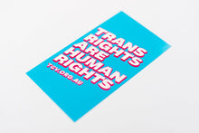 Load image into Gallery viewer, Trans Rights Are Human Rights Sticker