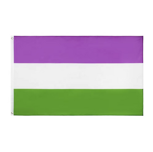 Large Gender Queer Pride Flags